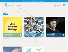 Tablet Screenshot of hellooahu.com